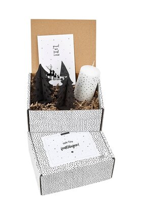 Cadeaupakket - kerstpakket 'Hele fijne feestdagen'