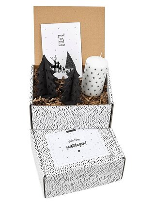 Cadeaupakket - kerstpakket 'Hele fijne feestdagen'