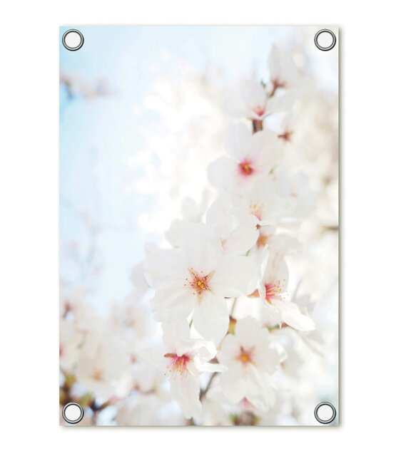 Tuinposter foto met bloesem | 60x80cm