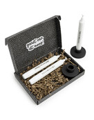 Brievenbus cadeau – kaarsenset met kandelaartje en tekst | Vandaag is het jouw feestje – mooi verpakt cadeautje per post