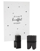 Houten knijpertje – Stijlvolle kaarthouder voor foto’s en kaarten