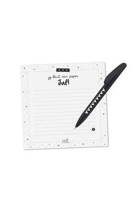 Notitieblok & Pen – Super juf Cadeauset