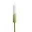 Zoedt Tuin fakkel - half dipped groen wit - verpakt met sticker