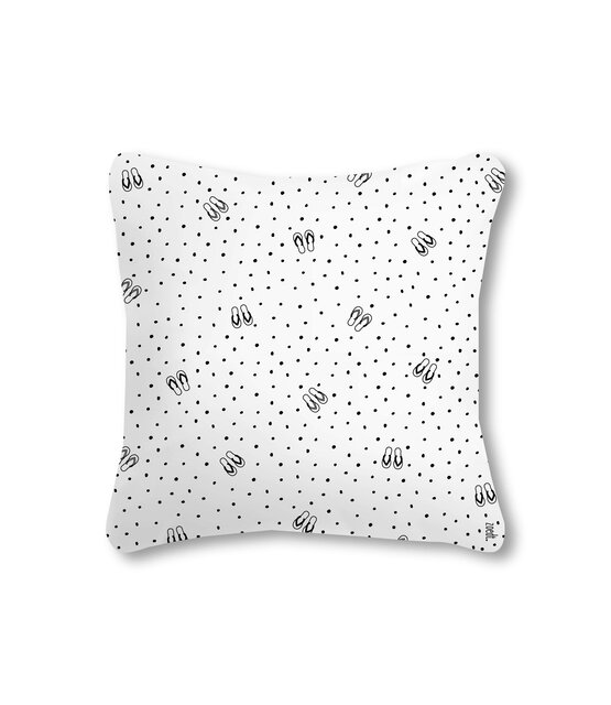 Outdoor sierkussen met tekst 'Relax, trek je slippers aan en laat 't gaan' – Waterafstotend tuinkussen voor buiten – 40x40cm - wit