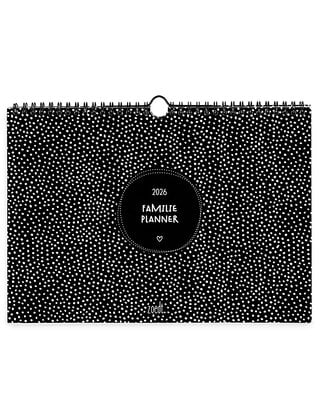 Familieplanner 2026 – A4 formaat - stijlvolle weekplanner voor gezinnen