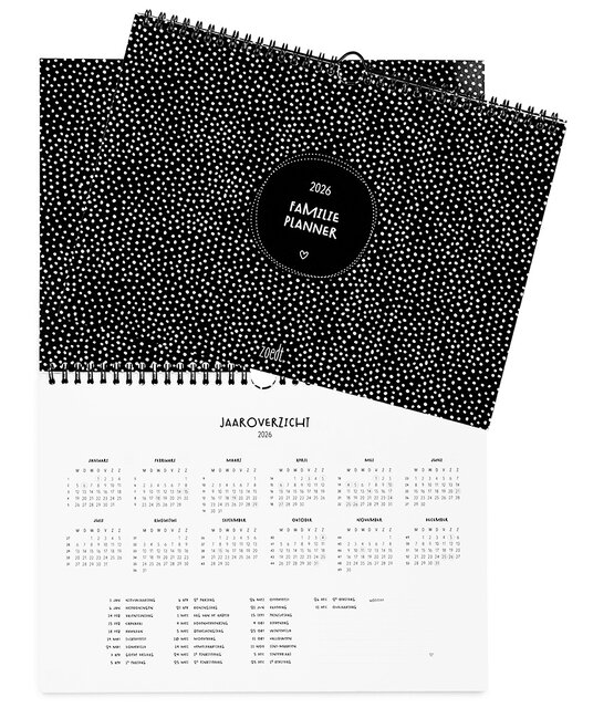 Familieplanner 2026 – stijlvolle en praktische planner voor gezinnen - A4 formaat
