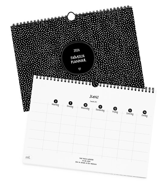 Familieplanner 2026 – stijlvolle en praktische planner voor gezinnen - A4 formaat