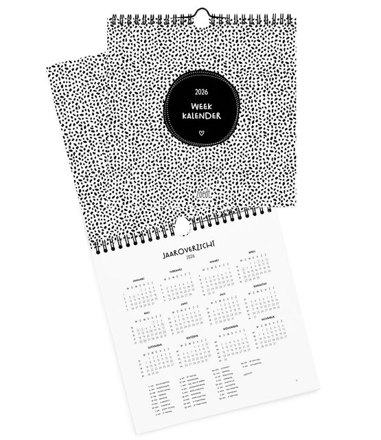 Weekkalender 2026 – stijlvolle en overzichtelijke weekplanner voor thuis