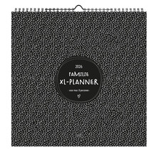 Familieplanner 2026 - extra grote planner voor gezinnen - 6 tot 8 personen