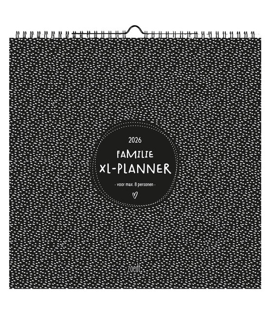 Familieplanner 2026 - extra grote planner voor gezinnen - 6 tot 8 personen Familieplanner 2026 - extra grote planner voor gezinnen - 6 tot 8 personen