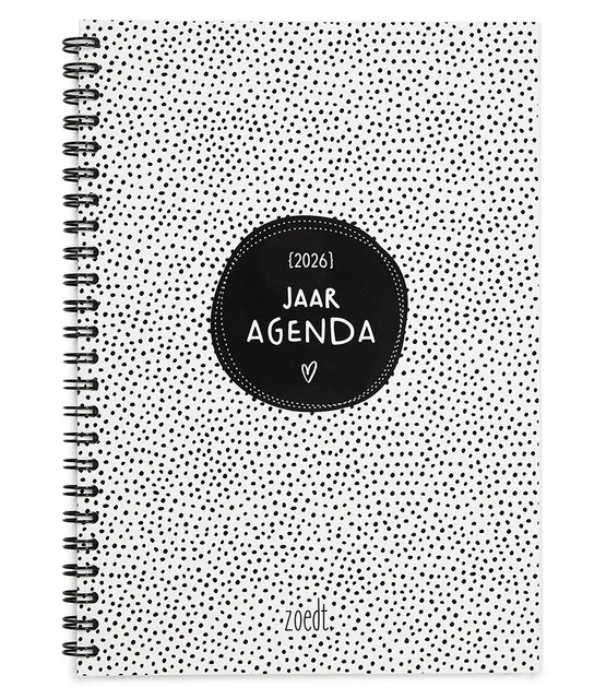 Zoedt Jaaragenda 2026 – ringband agenda met weekoverzicht - PRE-ORDER