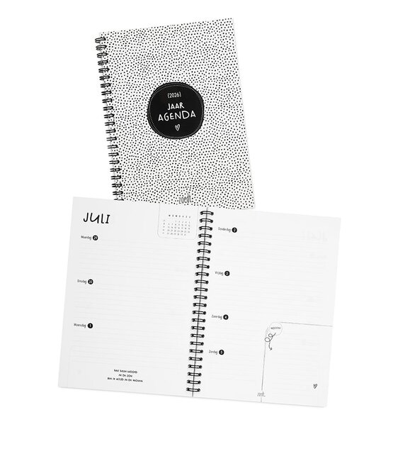 Zoedt Jaaragenda 2026 – ringband agenda met weekoverzicht - PRE-ORDER