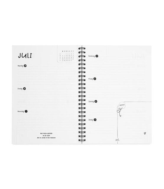 Zoedt Jaaragenda 2026 – ringband agenda met weekoverzicht - PRE-ORDER