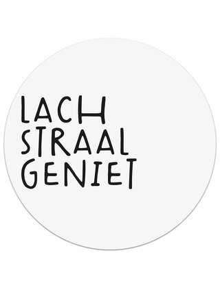 Tuincirkel wit - Lach Straal Geniet