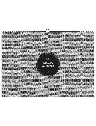 Trendy Maandkalender 2027 A3 – stijlvolle zwart-wit kalender van Zoedt
