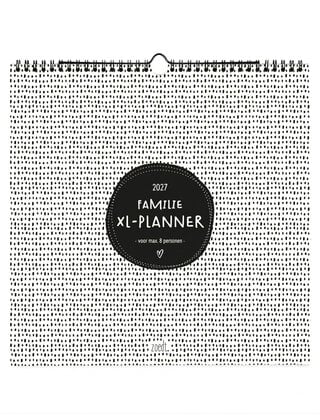 PRE-ORDER - XL Familieplanner 2027 – extra grote planner voor gezinnen