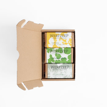 Werfzeep Zeepset bos