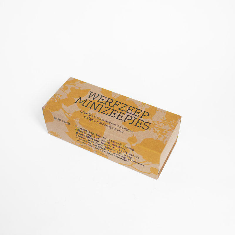 Werfzeep Cadeaudoos met 18 minizeepjes