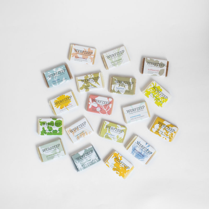 Werfzeep Gift box with 18 guest soaps