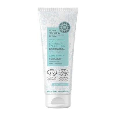 Natura Siberica Revitaliserende gezichtsscrub voor de droge en doffe huid, 100ml