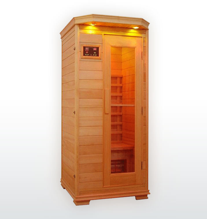 Artsauna Infrarotkabine Aalborg Dual-Technologie, Für 2 Personen Hemlockholz Hifi System Ionisator Led Farblicht S03430m8