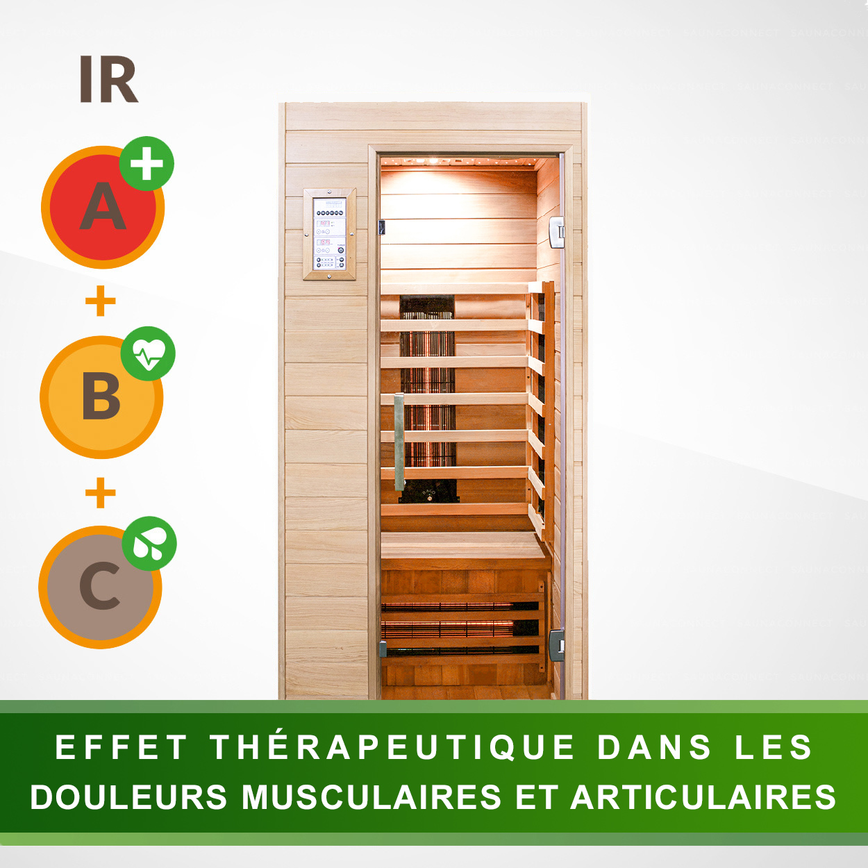 Medicab 1 - Sauna infrarouge thérapeutique pour 1 personne