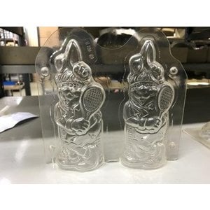 Brunner Schokogießform Tennis-Hase