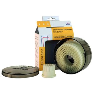 Ausstechersatz rund gerippt Exoglass