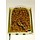 Heiztablett goldeloxiert
