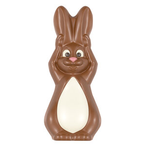 Brunner Schokogiessform Hase "Athos" (nichts hören)