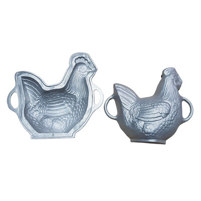 Aluguss-Form Huhn
