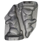 Aluguss-Form Doppelhase klein