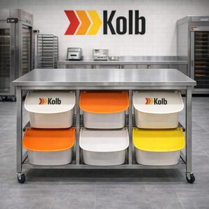 Transport-Tisch breit (Edelstahlplatte)