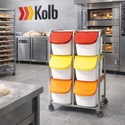 Transportwagen für 6 Zutatenbehälter 40Liter (side by side)