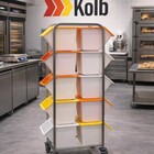 Transportwagen für 10 Zutatenbehälter 15Liter (back to back)