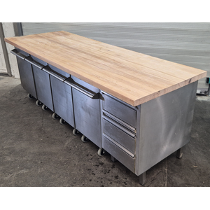 kosta CNS-Arbeitstisch 250x87xm