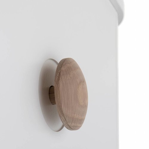 Oliver Furniture Wood Kleiderschrank 3-türig weiss-Eiche