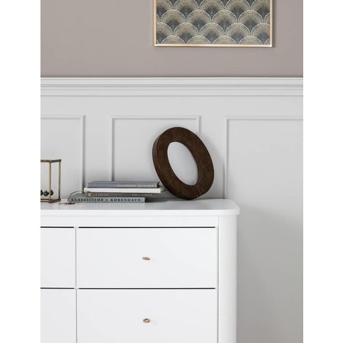 Oliver Furniture Wood dresser with 6 drawer white