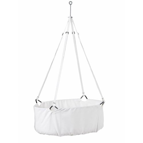 Leander Cradle with mattress white