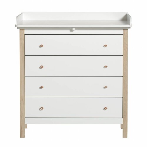 Oliver Furniture Wood changing table white-oak