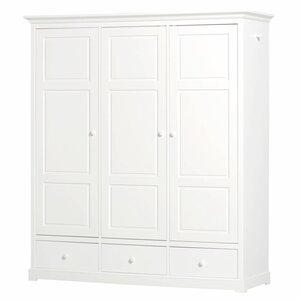 Oliver Furniture Seaside Kleiderschrank 3-türig weiß