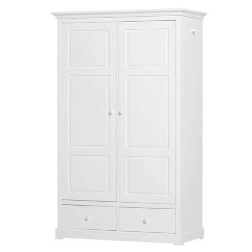 Oliver Furniture Kleiderschrank 2-türig Höhe 195 cm, weiß