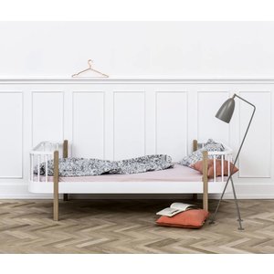 Oliver Furniture Einzelbett Wood Original weiß-Eiche Oliver Furniture Einzelbett Wood Original weiß-Eiche