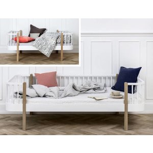 Oliver Furniture Conversion junior bed to bed sofa white/oak