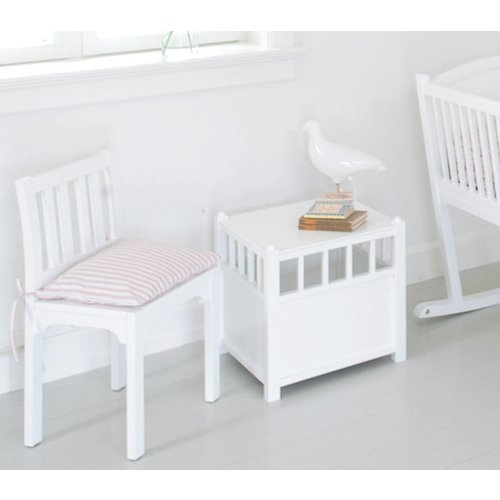 Oliver Furniture Nachttisch Spielzeugtruhe Cube, weiß