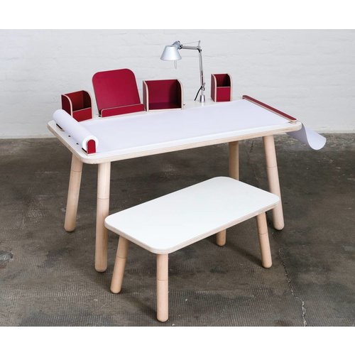 Pure Position Growing Table writing desk white