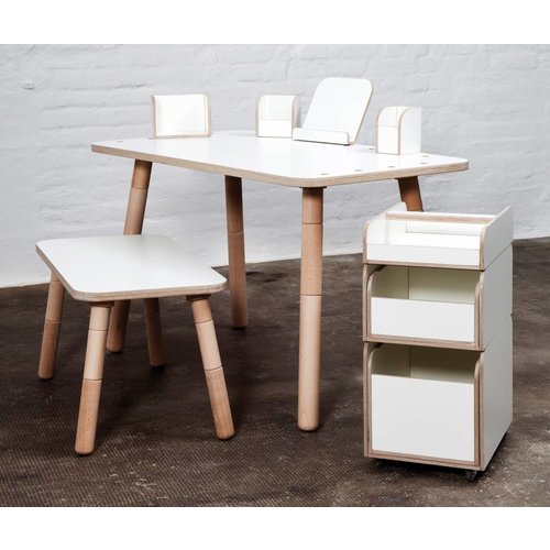 Pure Position Growing Table writing desk white