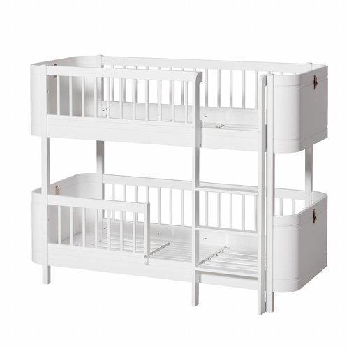 Oliver Furniture Wood Mini+ low loft bed white