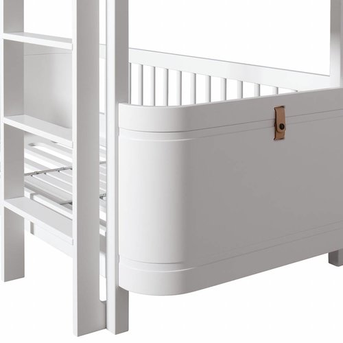 Oliver Furniture Wood Mini+ low loft bed white