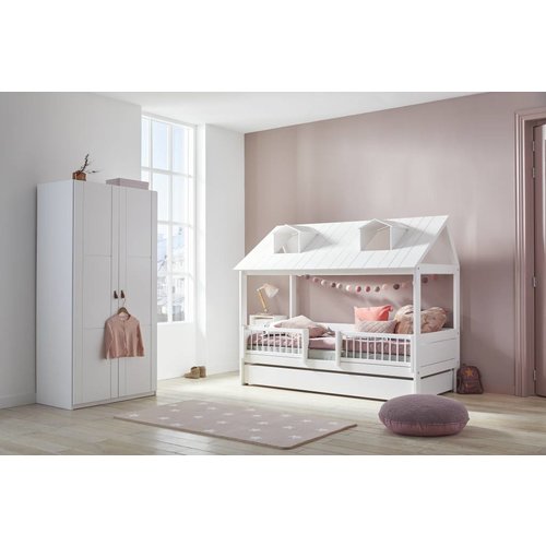 LIFETIME KIDSROOMS Basic bed Beachhouse white